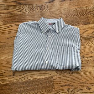 George men’s large striped button up